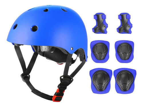 Juego De Casco De Bicicleta Para Niños, Rodilleras, Coderas