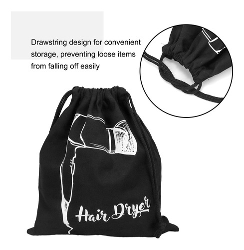 Bolsas Para Secador De Pelo Terdey, Con Cordón, 16 Unidades,