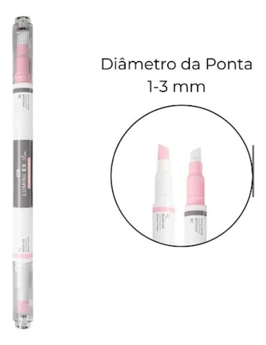 Marca Texto Apagável Lumini Ex Slim Com 6 Unid - Cis