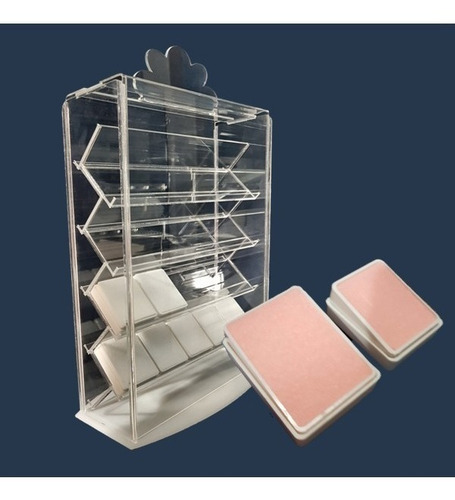 Imagen 1 de 1 de Vitrina Giratoria Para Cajitas De Aretes Y Juegos 170-9