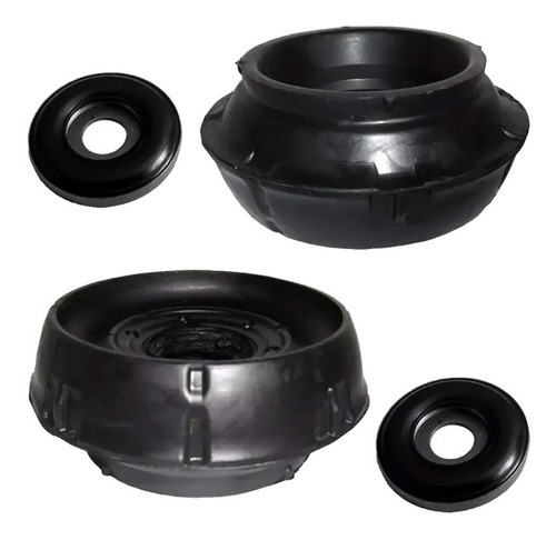Imagen 4 de 7 de Kit X 2 Cazoletas Delanteras + Crapodinas Renault Clio Vth