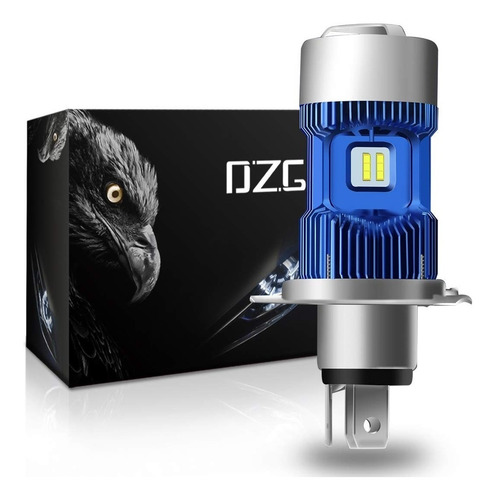 Imagen 1 de 7 de Dzg H4 De La Motocicleta Led Faro Del Bulbo 9003 Hb2 Hs1 P43