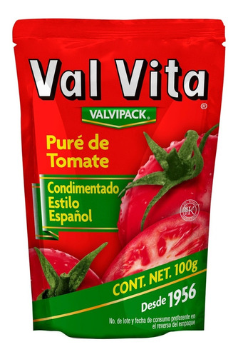 Puré De Tomate Val Vita 100 Gr