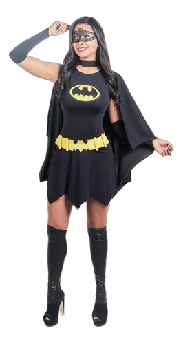 Disfraz Batichica Vestido Completo Mujer Halloween Envio Ya | Envío gratis Disfraz Batichica Vestido Completo Mujer Halloween Envio Ya | Envío gratis