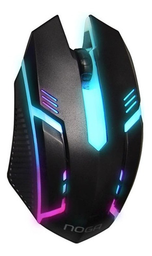 Teclado Y Mouse Kit Gamer Noga Nkb-91 Led Retroiluminado Pc