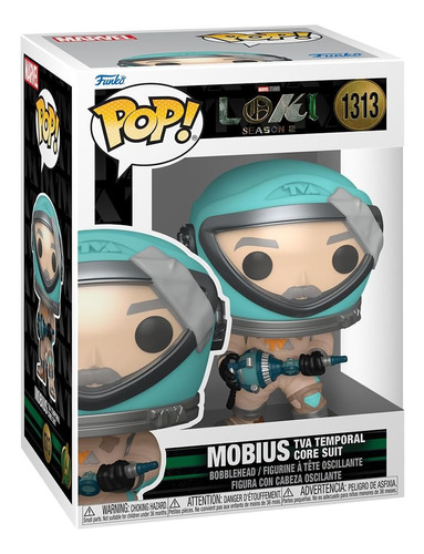 Funko Pop Marvel Loki Season 2 Mobius Tva Temporal Core Suit