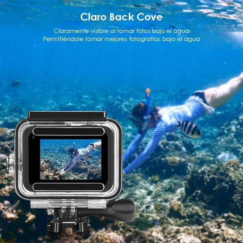 Imagen 6 de 10 de Funda Impermeable Para Gopro Hero 8