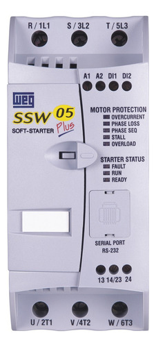 Chave De Partida Soft-starter Weg Ssw05 45a 200-575v