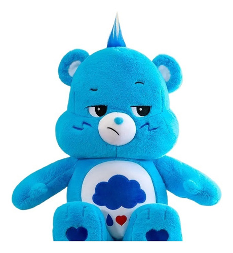 Peluche De Oso Cariñoso Gruñón Azul De 27 Cm