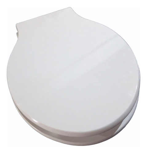 Tapa Asiento Inodoro Esquel Madera Blanco King Size Cromo