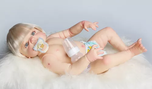 Promoção Boneca Bebe Reborn Menino 55cm Pronta Entrega
