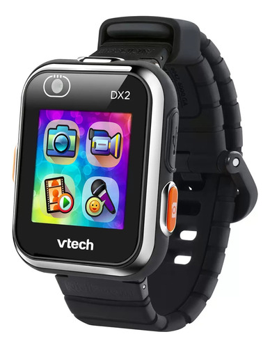 Smartwatch Vtech Kidizoom Dx2 1.44 Negro Malla Negra 1938a