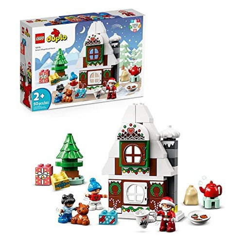 Casa De Pan De Jengibre Lego Duplo Town De Papá Noel, Edific