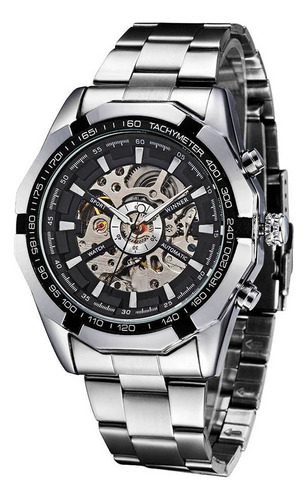 Reloj De Pulsera Para Hombre De La Marca Winner Fashion Skel