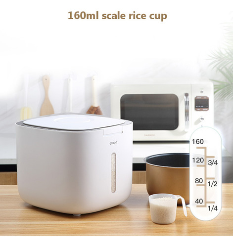 Nanobalde De Cocina Ecoco De 10 Kg, A Prueba De Insectos, A