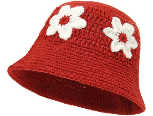 Sombrero Cubo Ganchillo Mujer, Gorro Punto, Gorro Campana A