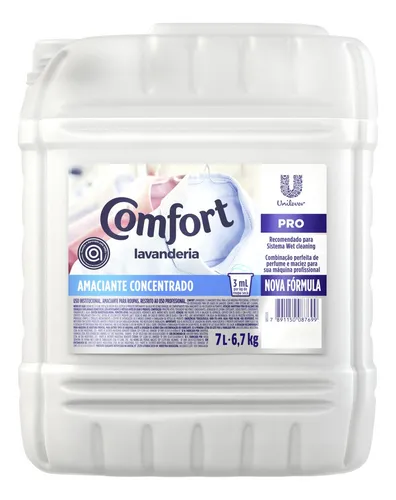 Amaciante Comfort Pro Melody em galão 7 L