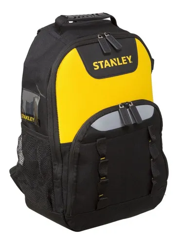 Bolso Mochila Porta Herramientas Stanley Con Ruedas Fatmax Color Negro