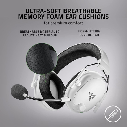 Imagen 6 de 10 de Auricular Gamer Razer Blackshark V2 Pro Wireless White