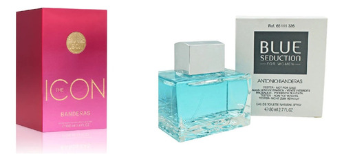 Perfume Banderas The Icon Femenino Edt100ml (ver Obsequio)3c