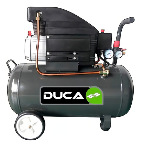 Compresor De Aire Duca 50 Litros 2.5hp Con Ruedas Color Gris Oscuro Fase Eléctrica Monofásica Frecuencia 50hz/60hz