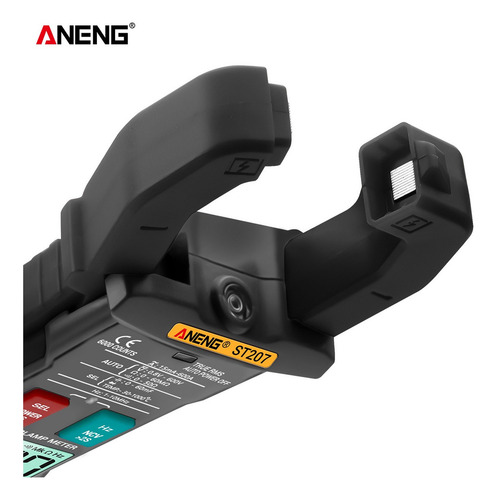 Pinza Amperimétrica Negra True Rms Con Control De Aplicación
