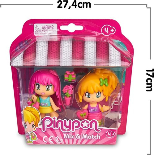 Imagen 4 de 6 de Pinypon Amigas De Shopping Set 2 Figuras Con Accesorios