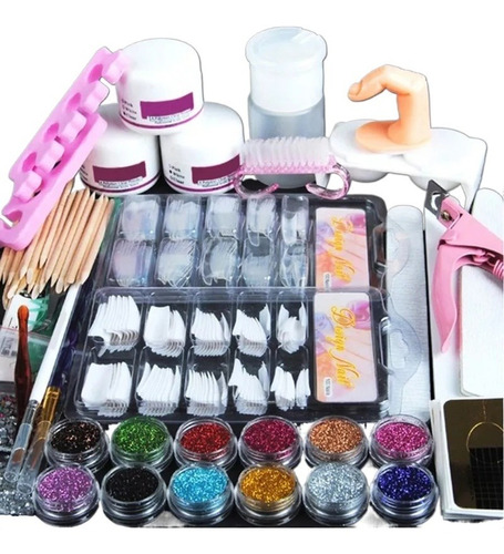 Juego De Herramientas Para Uñas Acrílicas De 22 Piezas