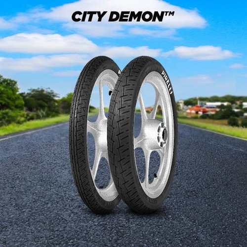 Imagen 3 de 7 de Cubierta Pirelli 130/90-15m/ctl City Demon Trasera
