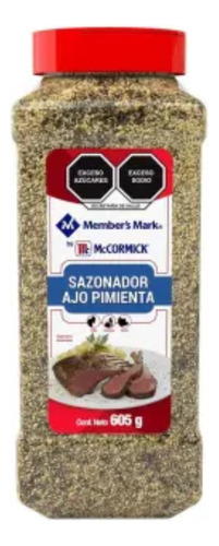 Sazonador Ajo Con Pimienta 605 G - 2 Piezas