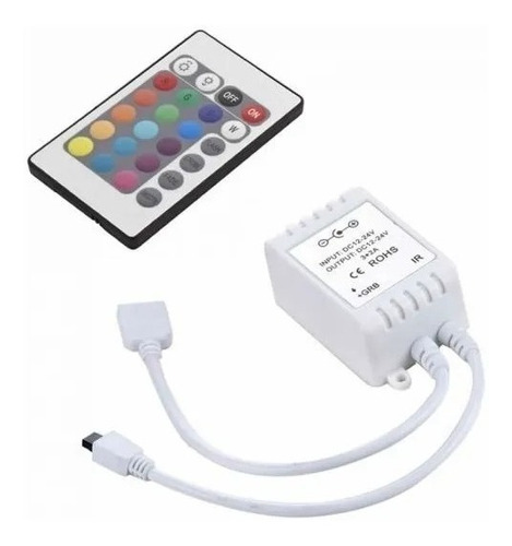 Controlador Rgb 12v Para Leds Control 24 Teclas