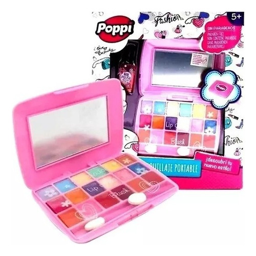 Set De Maquillaje Infantil Desplegable Abanico Poppi 21517