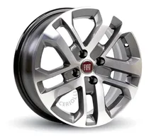 Comprar Roda Aro 15 4x98 R73 Krmai Fiat Toro \u002F Valor Unitário Cor Grafite Diamantado R73