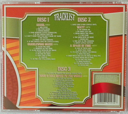 Ten Years After - The Chrysalis Years 1969-1972 Box 3cd Uk Remasterizado