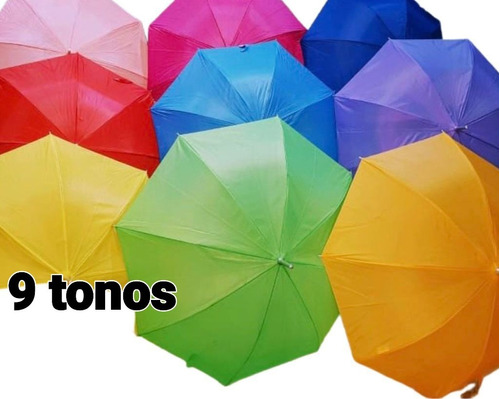 Paraguas 3 Pzs En Colores Surtidos Mediano 