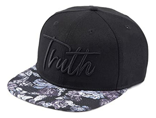 Gorra Snapback Floral Azul Truth By Bloomouflage.