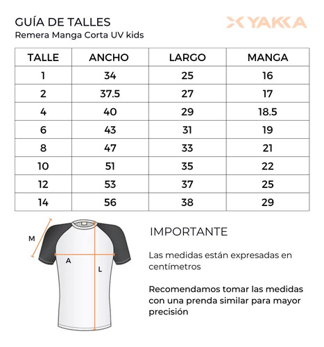 Remera Manga Corta Filtro Uv Niña Flores Yakka