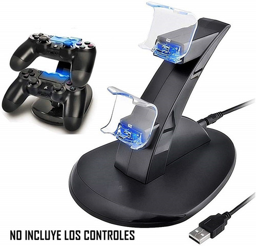Base Doble Cargador Controles Ps4 Nuevo Para Sony Ps4