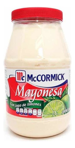 Mayonesa Mccormick Con Jugo De Limones 3.4 Kg