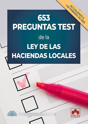 Libro 653 Preguntas Test De La Ley De Las Haciendas Local...