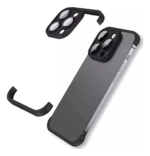 Capa Case Hprime Smart Bumber Preto Para iPhone 12 Pro Max