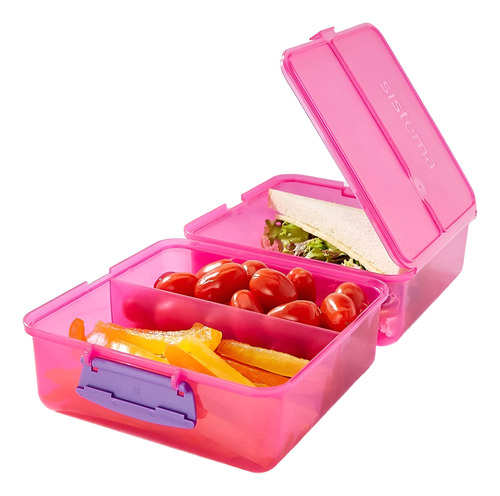Contenedor Alimentos Sistema Lunch Cube Ideal Colaciones