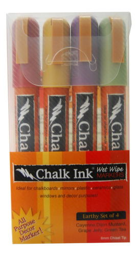 Chalk Ink Marcadores De Toallitas Humedas Terrosas De 0.236