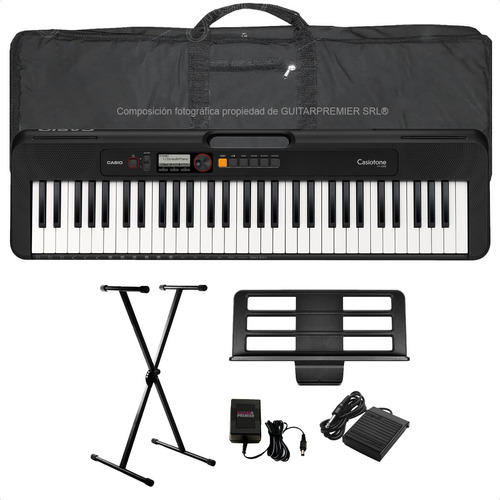 Organo Teclado Casio Ct-s200 Usb 5/8 Funda Pedal Pie Fuente