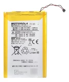 Bateria Original Para Motorola Moto G3 Fc40. Garantizada