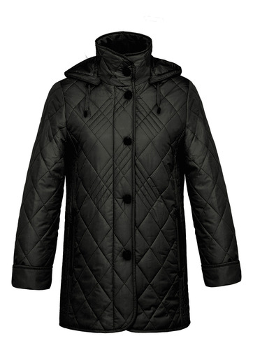 Campera De Mujer Impermeable Abrigada Con Capucha 17171