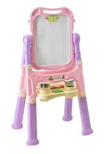 Caballete Para Niños Doble Vista Gis-plumon Caballete Magnet