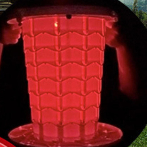 Inodoro Portátil Para Viajes Al Aire Libre Negro Con Luz