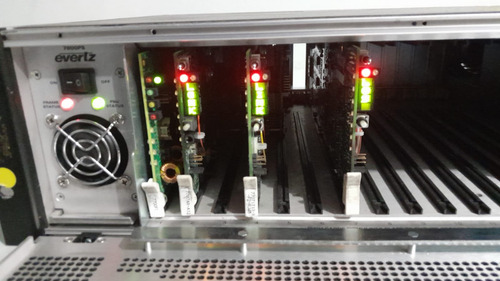 Evertz 7800fr Multiframe Com Placas (c16) (Usado)