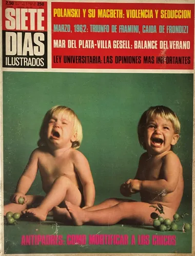 Siete Días, Angela Davis, Jakie Onassis 1972 Ex6 (Usado)